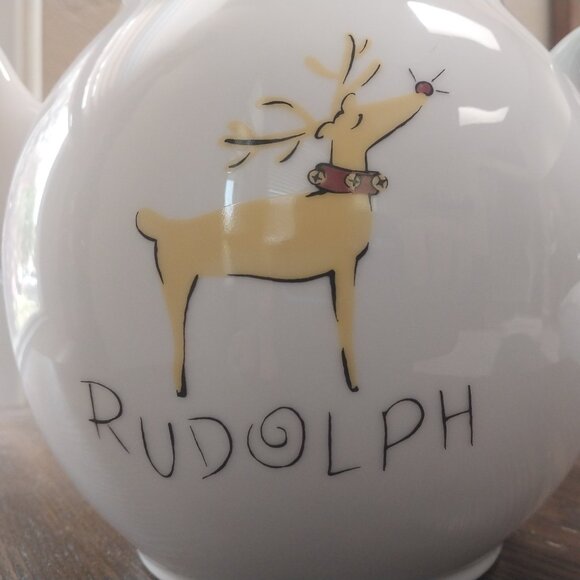 Pottery Barn Reindeer Teapot - Picture 2 of 6